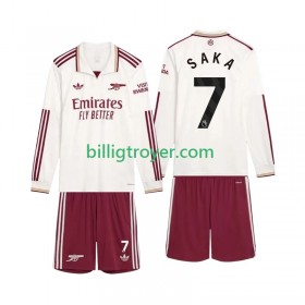 Billige Fotballdrakter Arsenal Saka 7 Barn Tredjedraktsett 2025/26 Langermet